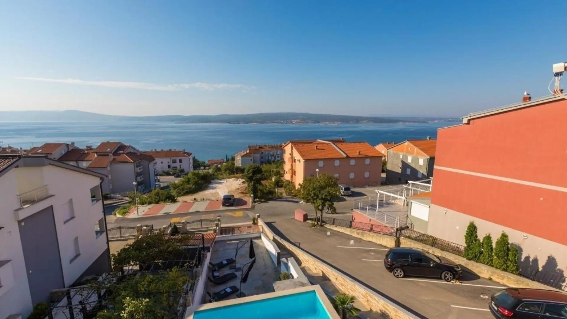 Schoene Wohnung In Crikvenica Mit Terrasse Und Gemeinschaftlichem Pool Croatia